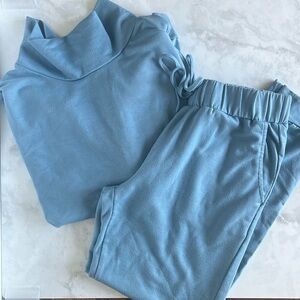 Mock Neck Lounge Set